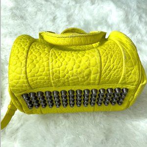 Alexander Wang Neon Yellow Rocco Bag